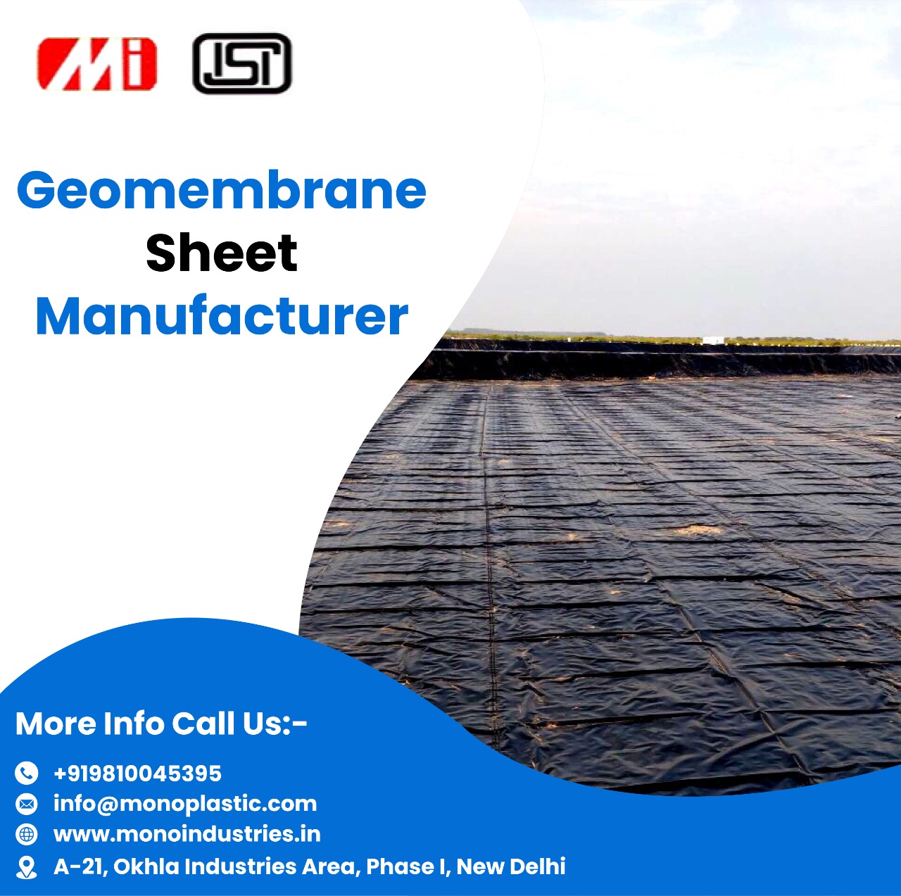 Leading Geomembrane Sheet manufacturer in New Delhi