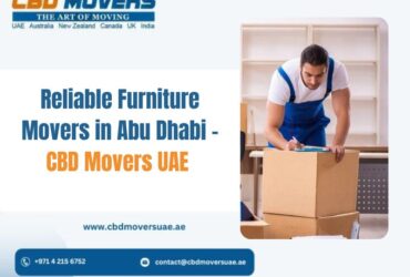 Reliable Furniture Movers in Abu Dhabi – CBD Movers UAE