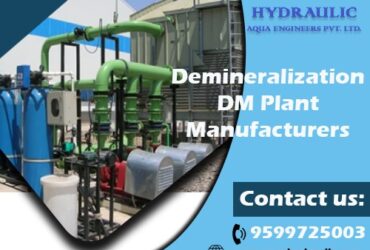 Top DM Plant Manufacturers: Providing Quality Water Purification Solutions