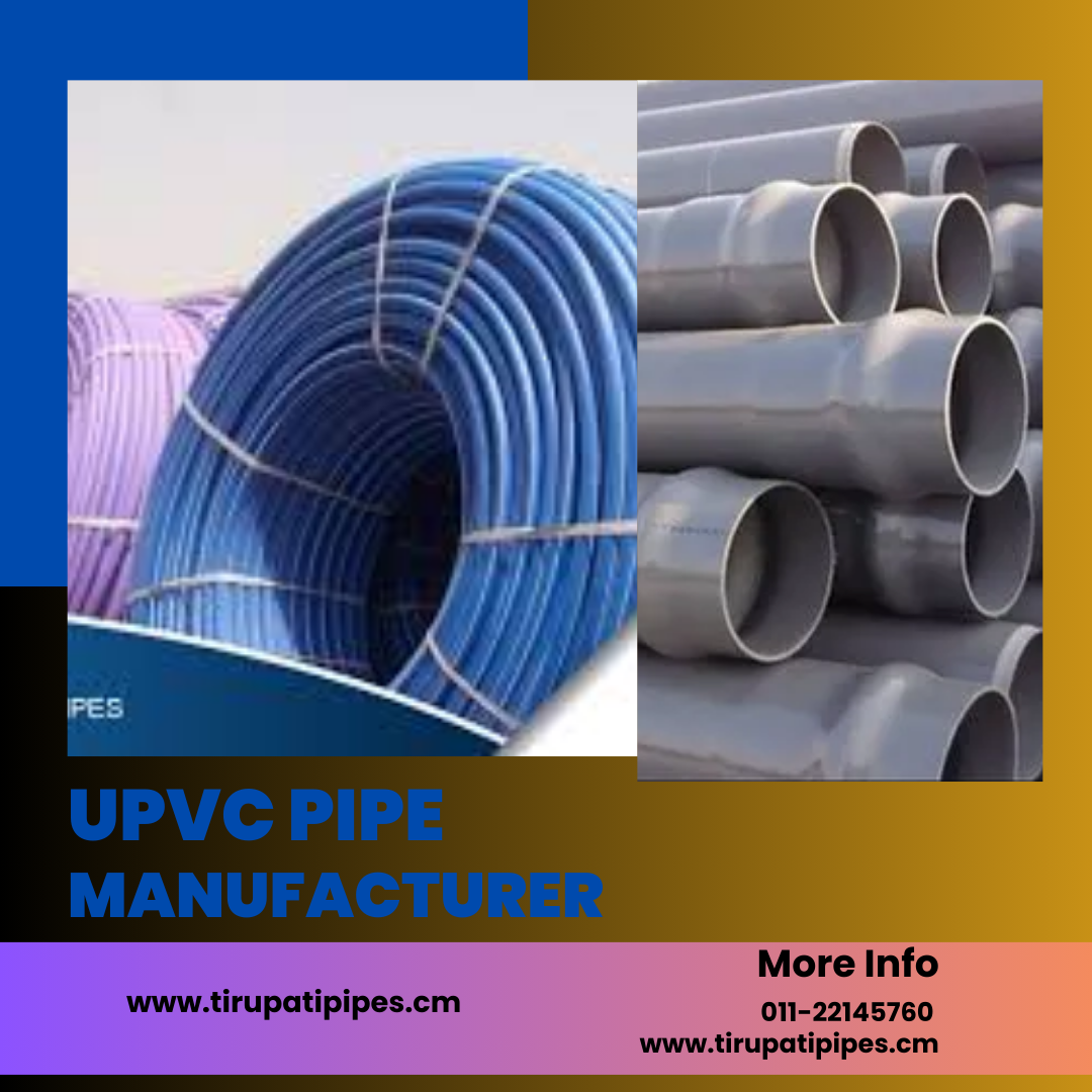 Best UPVC Pipe Manufacturer and Supplier
